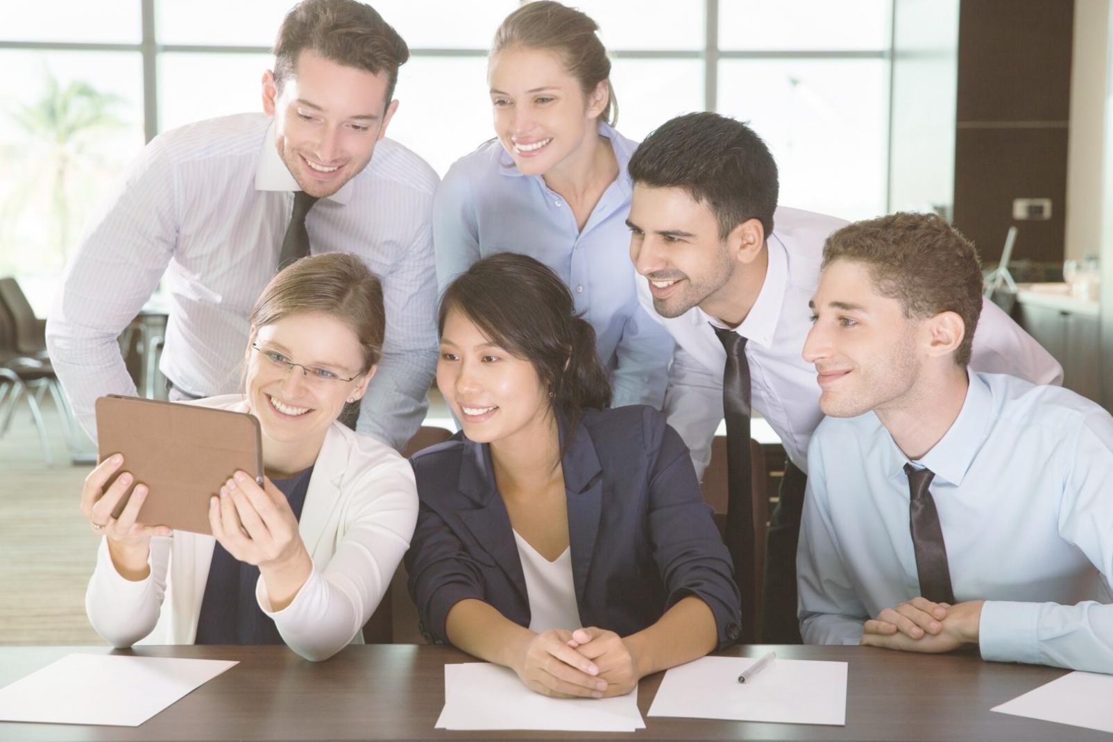 Students working on real budget categorization exercises